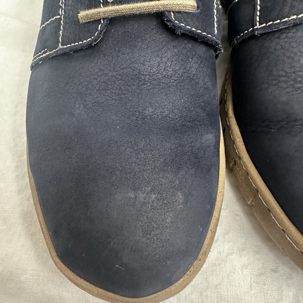 41 Josef Seibel Steffi 59 Waterproof Navy Blue Leather Casual Sneaker 10 Womens - Picture 4 of 14